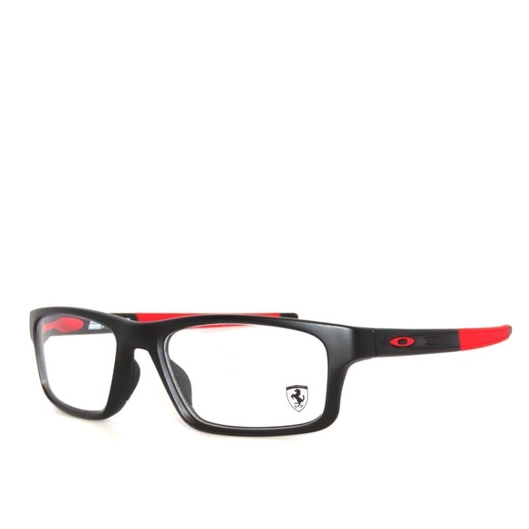 Oakley Crosslink Pitch 8037-15 54 Satin Black Scuderia Ferrari Eyeglasses